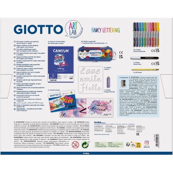 Giotto Εργαστήριο Τέχνης Σετ Δημιουργικής Απασχόλησης Art Lab Fancy Lettering 000582100 8000825040474