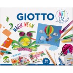 Giotto Εργαστήριο Τέχνης Σετ δημιουργικής απασχόλησης Κολάζ Art Lab Magic Neon 000582200 8000825050916