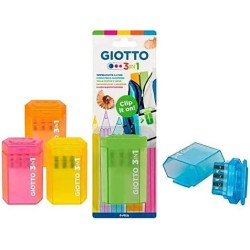 Giotto Ξύστρα 3 Σε 1 Με Τρύπες 000232100 8000825049361