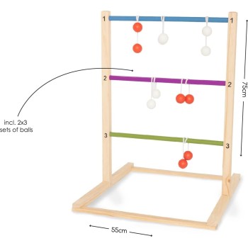 BS Toys Ladder Game Παιχνίδι Ρίψης - Ιδανικό Για Εσωτερικούς Και Εξωτερικούς Χώρους GA162 8717775441625