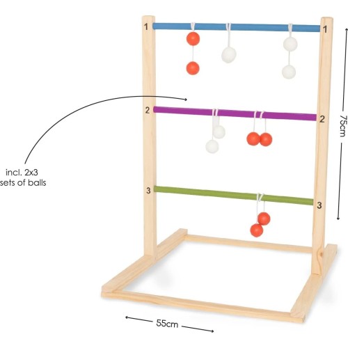 BS Toys Ladder Game Παιχνίδι Ρίψης - Ιδανικό Για Εσωτερικούς Και Εξωτερικούς Χώρους GA162 8717775441625