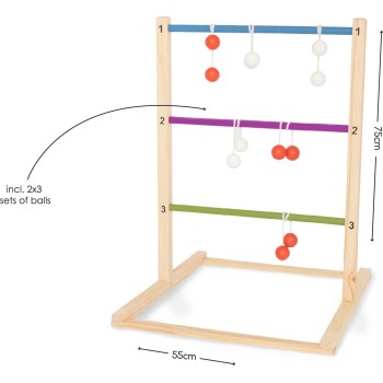 BS Toys Ladder Game - Throwing Game - Ideal For Indoors And Outdoors - Suit GA162 8717775441625