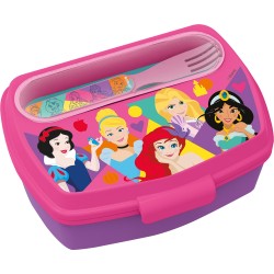 Stor Food Container With Cutlery Princess Bright K Bold 530-51209 8412497512096