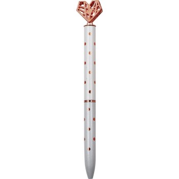 Diakakis imports Pen Metallic Heart 4X 000582331 5205698618192