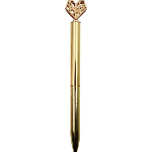 Diakakis imports Pen Metallic Heart 4X 000582331 5205698618192