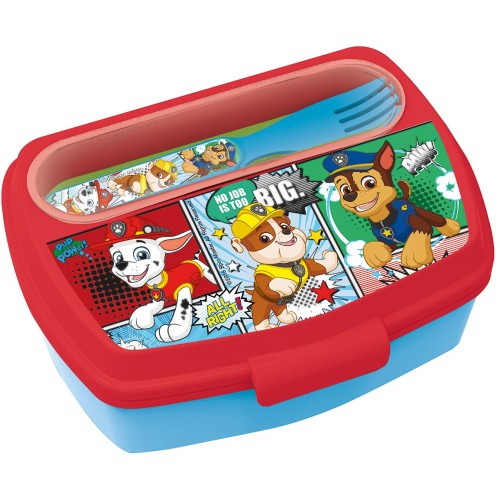 Stor Δοχεέιο Φαγητού Με Μαχαιροπήρουνα Paw Patrol Comic 530-18909 8412497189090