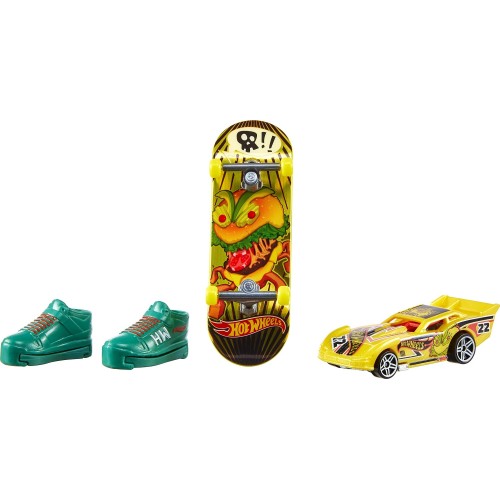 Mattel Hot Wheels Skate - Maximum Leeway Car Ferocious Foods Tony Hawk Fingerboard Set HGT71 / HGT78 194735057641