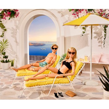 Mattel Barbie - Barbiestyle Barbie and Ken Dolls Dressed in Resort-Wear Fashions and Swimsuits HJW88 194735097203