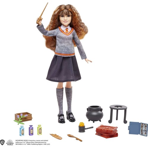 Mattel Harry Potter Hermiones Polyjuice Potions Doll And Playset, With Hermione HHH65 194735067831
