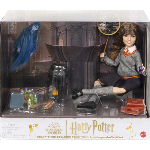 Mattel Harry Potter Κούκλα Hermione Σετ Παιχνιδιού με Φίλτρα HHH65 194735067831