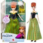 Mattel Disney Frozen Toys, Singing Anna Doll In Signature Clothing, Sings HLW56 194735120826