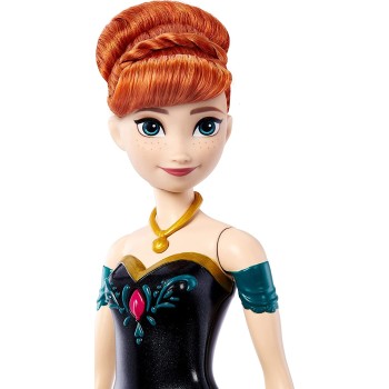 Mattel Disney Frozen Toys, Singing Anna Doll In Signature Clothing, Sings HLW56 194735120826