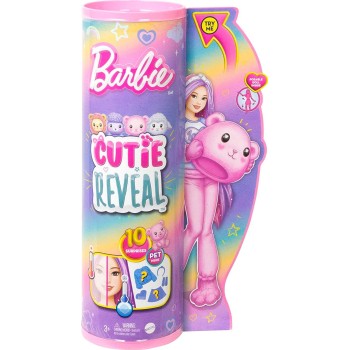 Mattel Barbie Cutie Reveal Λούτρινο Κοστούμι Αρκουδάκι HKR04 194735106974