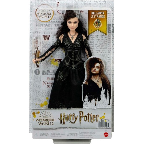 Mattel Harry Potter Κούκλα Bellatrix Lestrange 10 Ιντσών, Σγουρά Μαλλιά HFJ70 194735041275