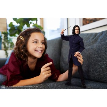 Mattel Harry Potter Collectible Severus Snape Doll 12-Inch Wearing Black Coat Jac GNR35 887961876246