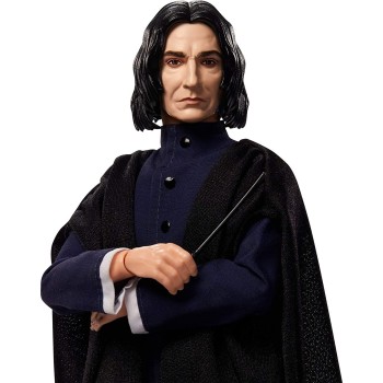 Mattel Harry Potter Collectible Severus Snape Doll 12-Inch Wearing Black Coat Jac GNR35 887961876246