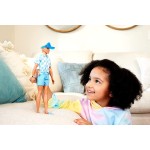 Mattel Blonde Ken Doll With Blue Button Down And Swim Trunks, Visor, Towel Bea HPL74 194735162437