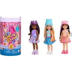 Mattel Chelsea Color Reveal -Αθληματα Κούκλα Τσέλσι Με 6 Εκπλήξεις - 1 τμχ HKT85 194735108121