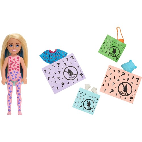 Mattel Chelsea Color Reveal -Αθληματα Κούκλα Τσέλσι Με 6 Εκπλήξεις - 1 τμχ HKT85 194735108121