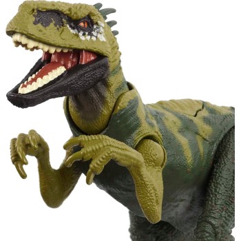 Mattel Jurassic World Strike Attack Dinosaur Toy Atrociraptor With Movable Joints and Single Strike Action HLN63 / HLN69 1947351