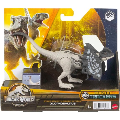 Mattel Jurassic World Strike Attack Dinosaur Toy Dilophosaurus Νεες Φιγουρες Δεινοσαυρων Με Σπαστα Μελη HLN63 / HLN70 1947351162