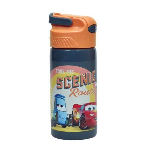 GIM Water Canteen SS 500Ml Cars On The Road 552-71245 5204549152489
