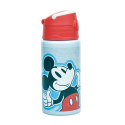 GIM Aluminium Water Canteen Flip 500Ml Mickey All In The Name 553-13248 5204549152779
