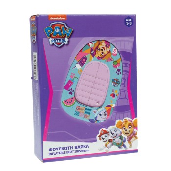 GIM Paw Patrol Girl Inflatable Boat 102x69 cm. 870-45201 5204549151284