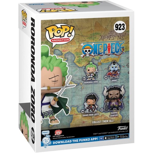 Funko Pop Animation One Piece - Roronoa Zoro 923 Φιγούρα Βινυλίου 54462 889698544627