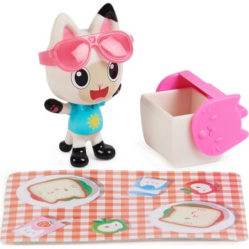 Spin Master Gabbys Dollhouse, Carlita Toy Car With Pandy Paws Collectible Figure 6062145 778988374665