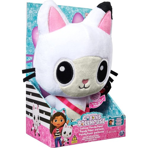 Spin Master Gabbys Dollhouse 33Cm Talking Pandy Paws Plush Toy With Lights, Music 6061679 778988372173