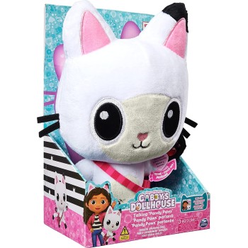 Spin Master Gabbys Dollhouse 33Cm Talking Pandy Paws Plush Toy With Lights, Music 6061679 778988372173