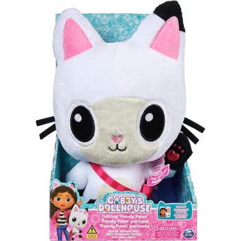Spin Master Gabbys Dollhouse 33Cm Talking Pandy Paws Plush Toy With Lights, Music 6061679 778988372173