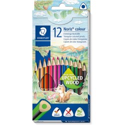 STAEDTLER Colored Pencils Noris Color, Ergonomic Three-Cant Format, Non-Slip Soft Surface, High Break Resistance 187 C12 4007817