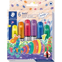STAEDTLER Κηρομπογιές Noris Gel Glitter 6τμχ 2390M C6 4006608239022
