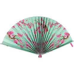 Legami Folding Paper Fan, Fiesta And Siesta, 19,5X2 Cm, Bloom Theme, Elastic Closure To Take It Always With You, To Cool Off PAP