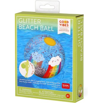 Legami Good Vibes Inflatable Beach Ball, Rainbow Color, One Size, BB0007 8054117628130