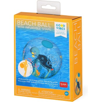 Legami Leg Inflatable Beach Ball - Sea Turtle BBS0001 8053610784596