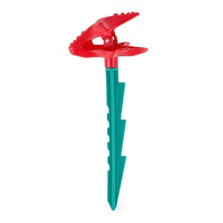Legami Set of 4 Beach Towel Pegs, to be Planted in Sand or Soft Soil, Prevent the Towel From Flying Away, Resistant, 6.5x17 cm B