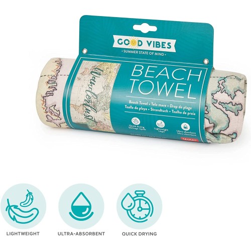 Legami Leg Beach Towel - Travel BT0005 8051739308938