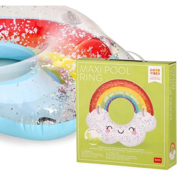 Legami Leg Maxi Pool Ring - Rainbow SWIM0011 8053610784633