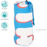 Legami Maxi Beach Towel for 2 Case Included Compact and Lightweight Pool 175x200  BTM0005 8053610783827
