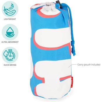Legami Πετσέτα Παραλίας Maxi Beach Towel - Starfish Περιλαμβάνεται Θήκη 175x200 cm BTM0005 8053610783827