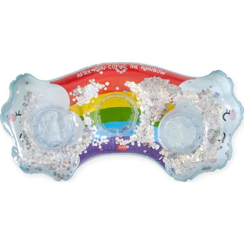 Legami Floating Drink Holder, For Swimming Pool, 3 Spaces To Place Glasses IDH0001 8053610784756