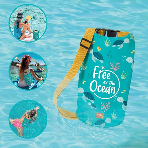 Legami Waterproof Bag, Airtight Closure, Removable And Adjustable Strap DBA0005 8053610784732