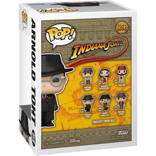 Funko Pop! Indiana Jones - Arnold Toht 1353 Bobble-Head Vinyl Figure 59257 889698592574