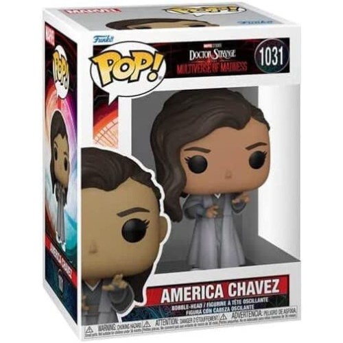 Funko Pop! Marvel Doctor Strange in the Multiverse of Madness - America Chavez 1031 Bobble-Head 62406 889698624060