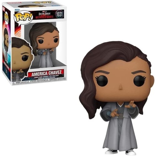 Funko Pop! Marvel Doctor Strange in the Multiverse of Madness - America Chavez 1031 Bobble-Head 62406 889698624060