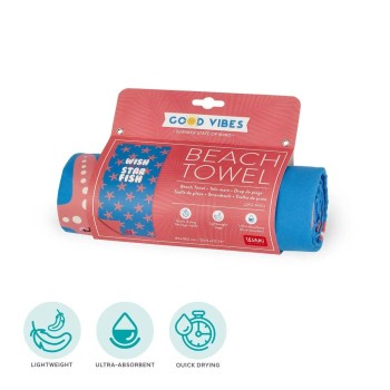 Legami Leg Beach Towel - Starfish BT0022 8053610783797