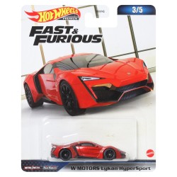 Mattel Hot Wheels Συλλεκτικά Αυτοκινητάκια Fast and Furious Lykan Hypersport HNW46 / HNW49 194735151257